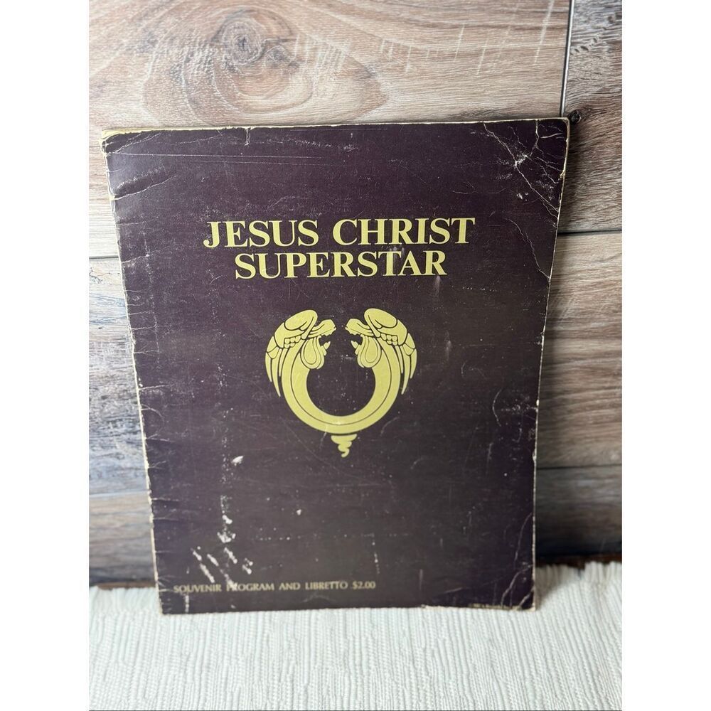 Vintage 1971 Jesus Christ SuperStar Souvenir Program Libretto Broadway Stage